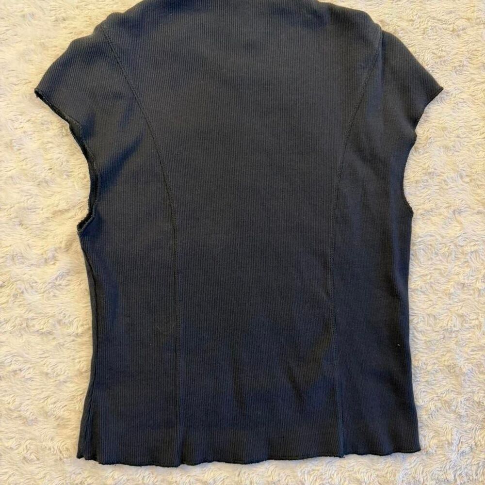 Divided Women's Black and Grey T-shirt L